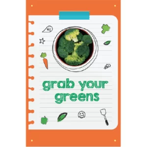 Free Standing Counter Display “Grab Your Greens”