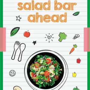 Free Standing Counter Display “Salad Bar Ahead”