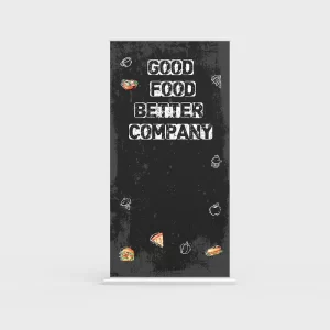 Free Standing Floor Display “Good Food Better Company”