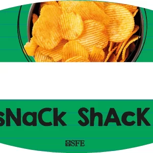SNACK SHACK Labels (10,000)