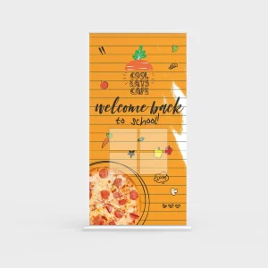 Free Standing Floor Display (Banner only, NO stand) “Welcome Back”
