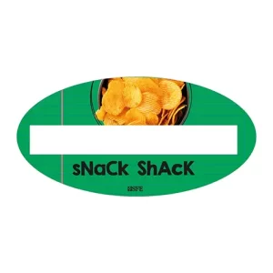 SNACK SHACK Labels (10000)