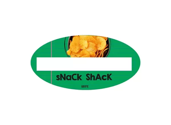 SNACK SHACK Labels (10000)