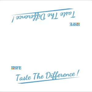Taste The Difference Table Cover (White)