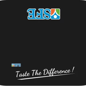 Taste The Difference Table Cover With Logo (Black)