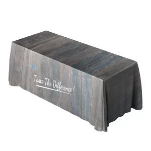 Taste The Difference Table Cover (Wood Grain)