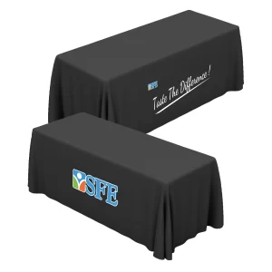 Taste The Difference Table Cover With Logo (Black)