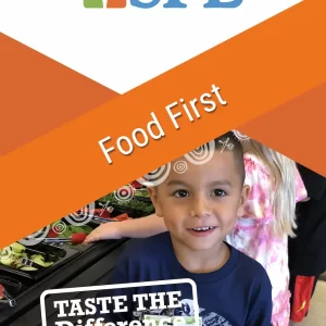 Tabletop Pull Up Banner Food First