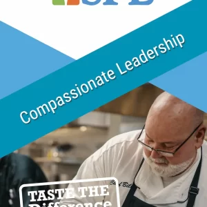 Tabletop Pull Up Banner Compassionate Leadership