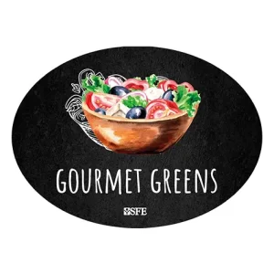 GOURMET GREENS Sign