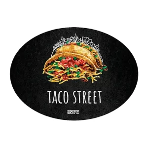 TACO STREET Sign