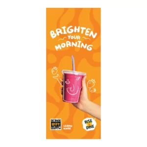 Brighten Your Morning Pull Up Banner
