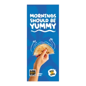 Mornings Should Be YUMMY Pull Up Banner