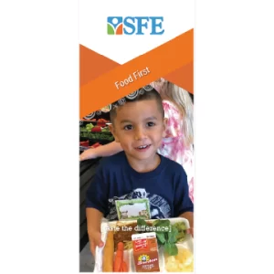 Tabletop Pull Up Banner Food First