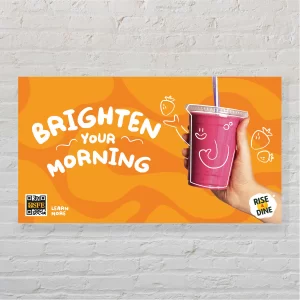 Brighten Your Morning Art Poster