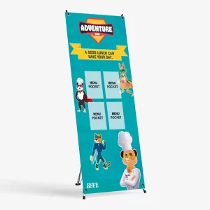 Free Standing Floor Display “Lunch Can Save Your Day”