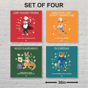 Art Posters (Set of 4 Role Models)