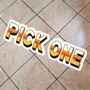 Directional Floor Graphic “Pick One”