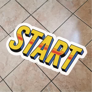 Directional Floor Graphic “Start”