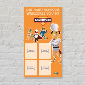 Menu Poster “Adventure Cafe”