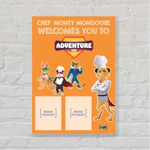 Menu Poster “Adventure Cafe” (Small)