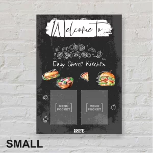 Menu Poster “Easy Choice Kitchen” (Small)