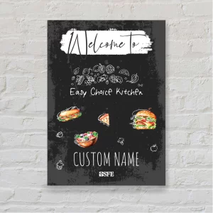 Welcome Poster Customized with School Name