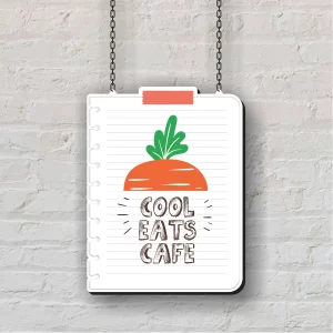Cool Eats Cafe 1/2″ Flat