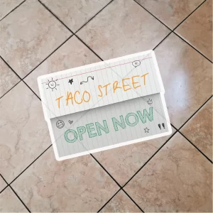 Directional Floor Graphic “Taco Street”