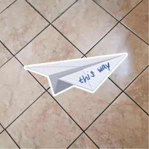 Directional Floor Graphic “This Way”