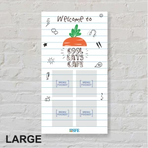 Menu Poster “Cool Eats Cafe” (Large)