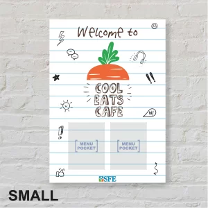Menu Poster “Cool Eats Cafe” (Small)